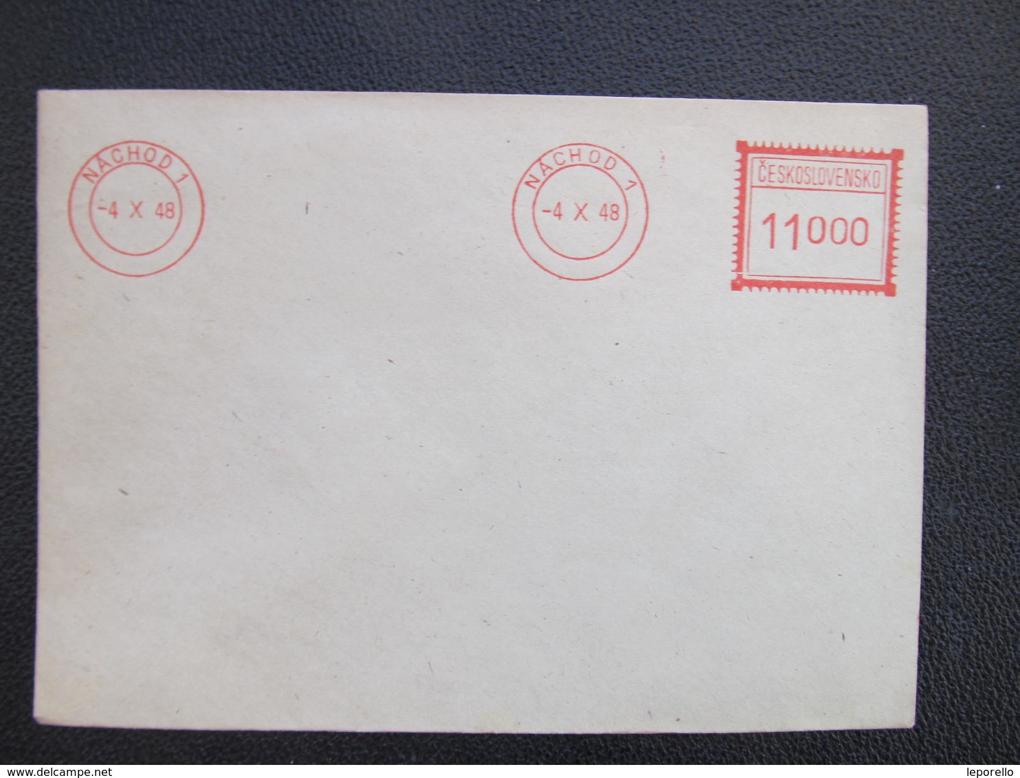 BRIEF Nachod 1 1948 11.000 !! Frankotype Postfreistempel // L3824 - Briefe U. Dokumente