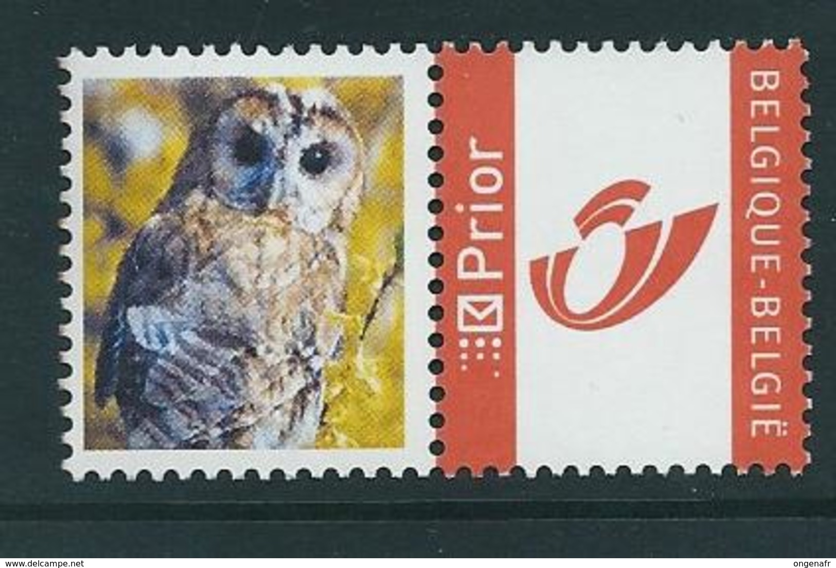 Duostamp  Neuf (**)   Avec N° 3274   Chouette   Bdf - 1985-.. Oiseaux (Buzin)