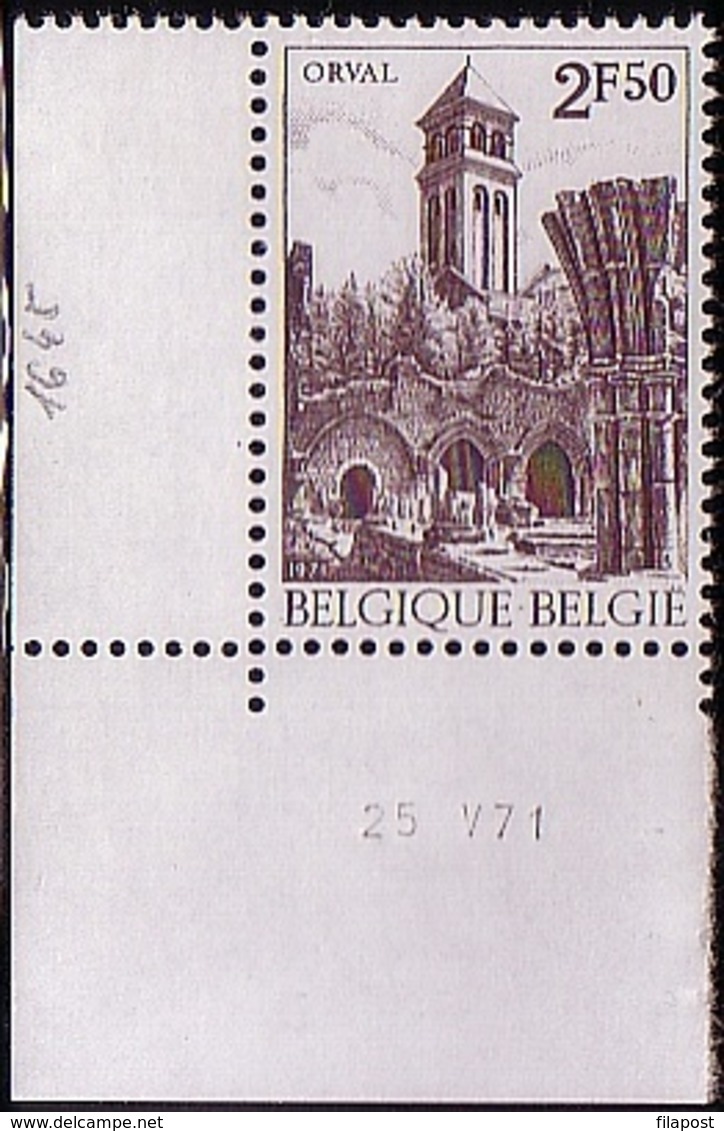 Belgium 1971 Mi 1645 Architecture, Tourism Church Kirsche Orwal MNH ** W885 - Eglises Et Cathédrales