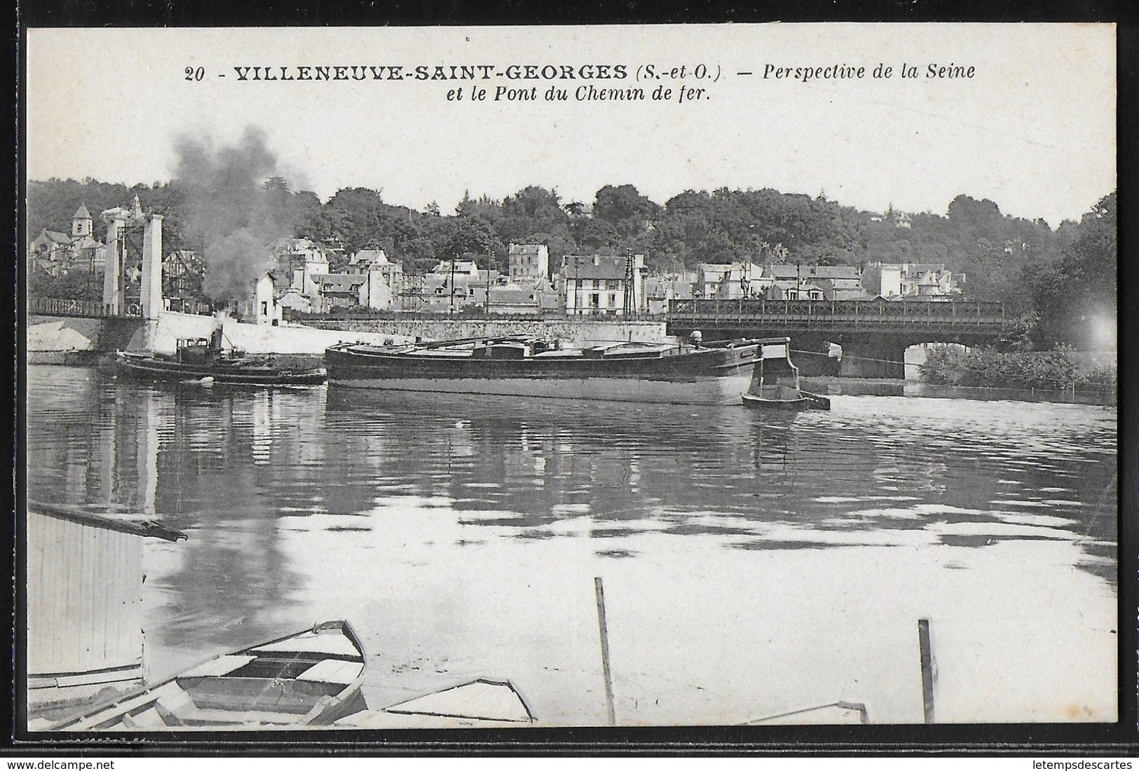 CPA 94 - Villeneuve-Saint-Georges, Pont Du Chemin De Fer - Villeneuve Saint Georges