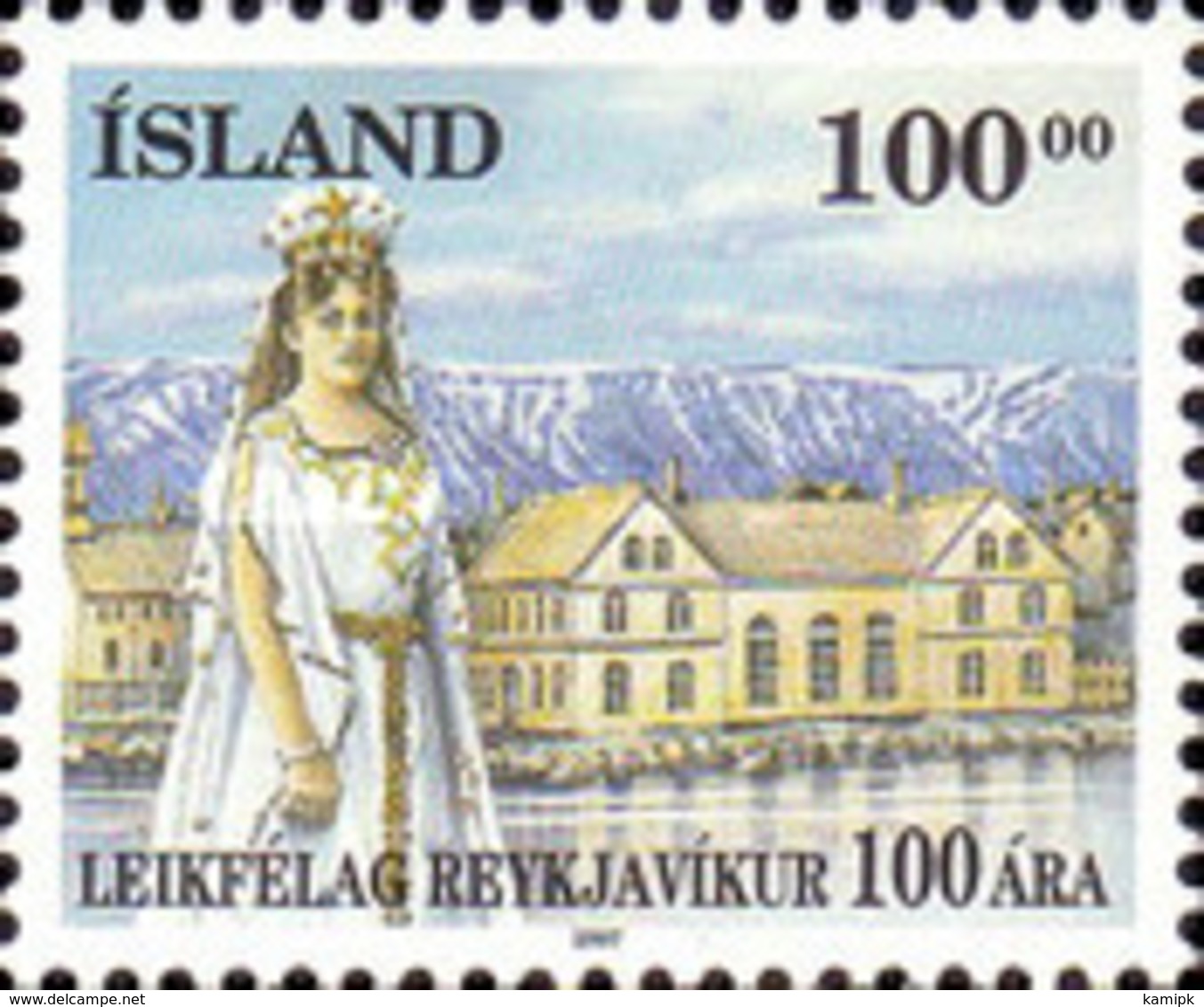 USED STAMPS  Iceland - The 100th Anniversary Of The Reykjavik T...	 - 1997 - Usati