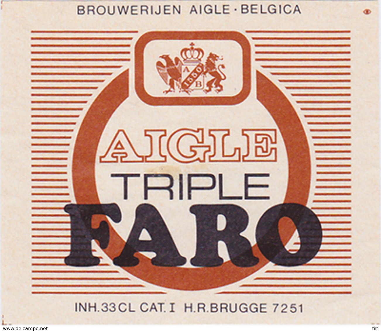 Br. Aigle-Belgica (Brugge) - Aigle Triple Faro Kruger - Bière