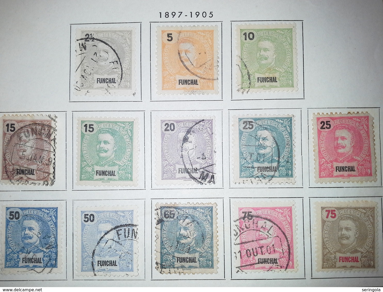 Lot Stamps Funchal Portuguesa    1897 - Sammlungen (ohne Album)