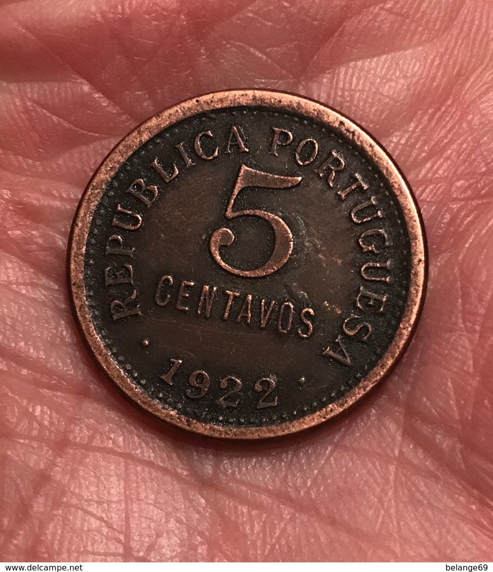 5 Centavos - 1922 - Portugal - Portugal