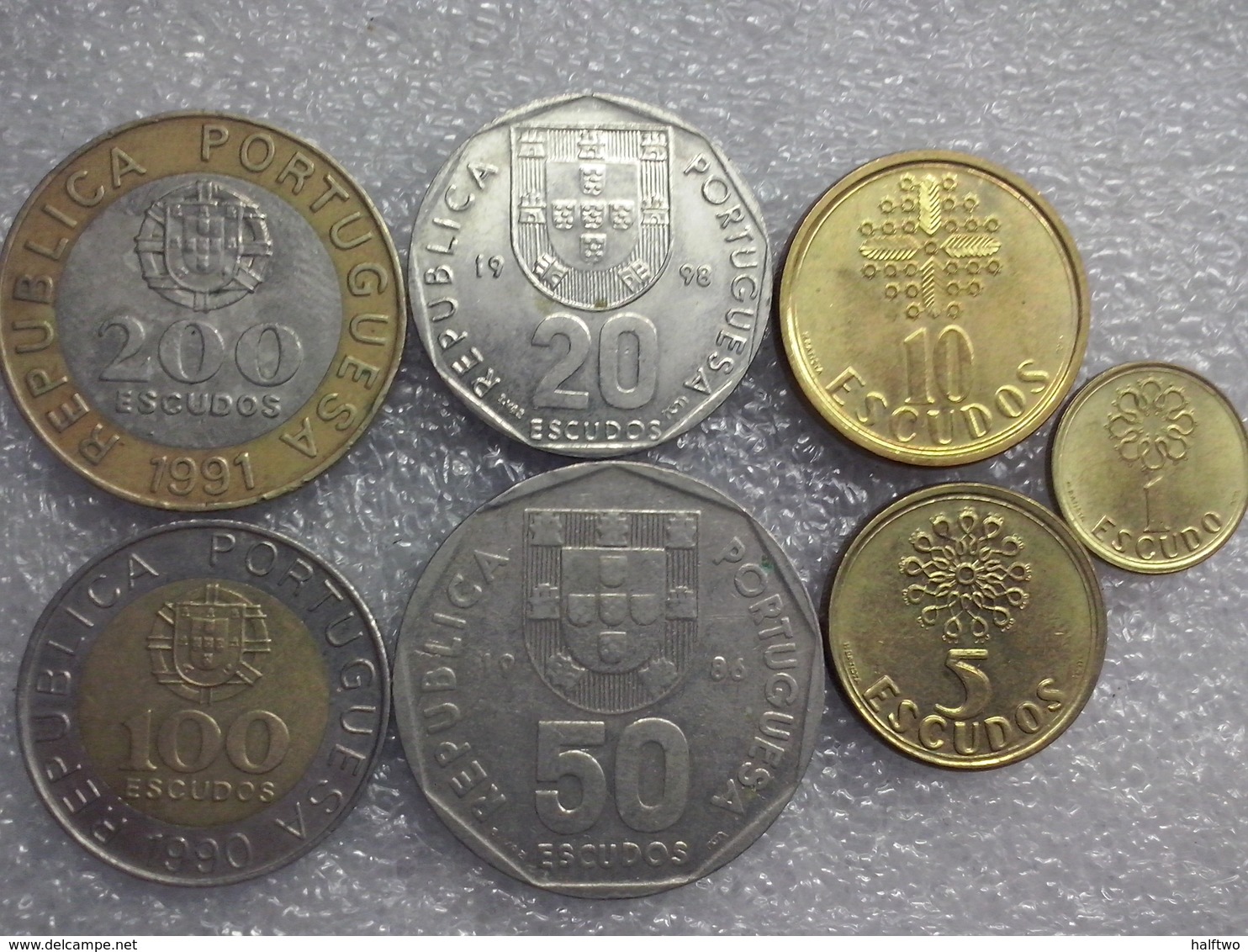 Portugal  Preeuro Set : 1 - 200 Escudos - Portugal