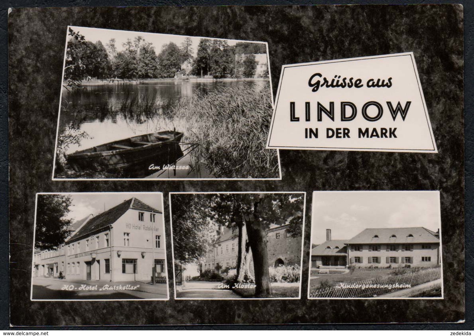 C1835 - Lindow - HO Hotel Ratskeller - H. Sander - Lindow