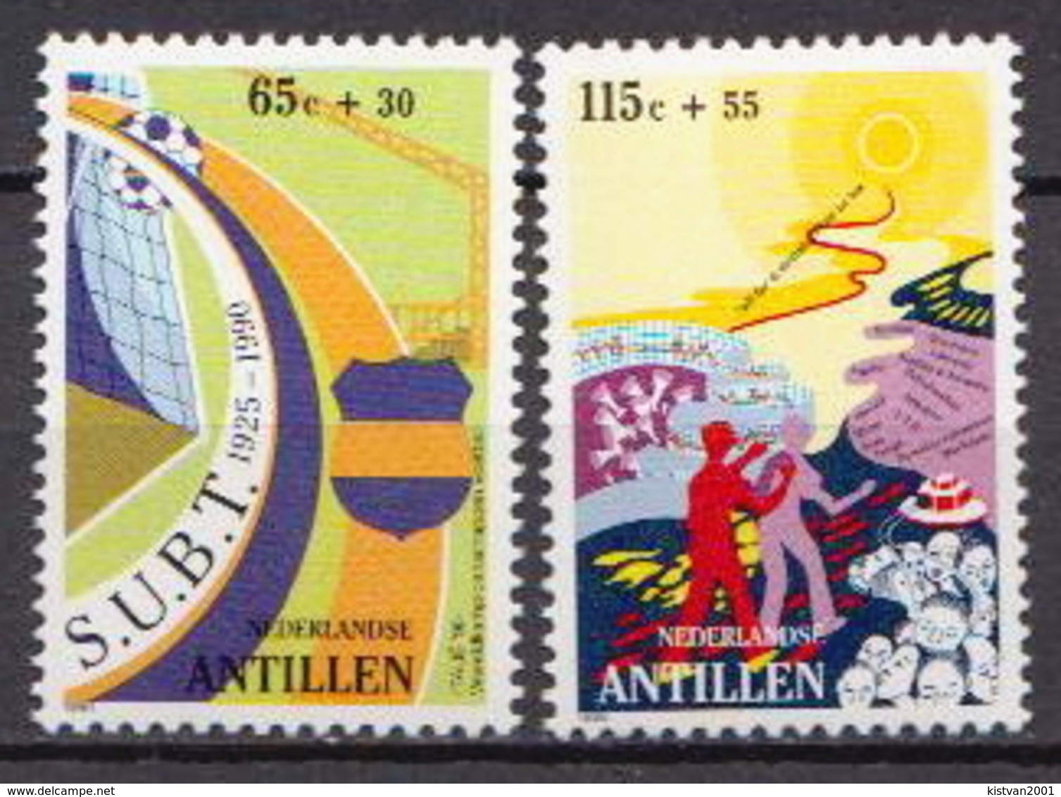 Netherlands Antilles MNH Set - Curacao, Netherlands Antilles, Aruba