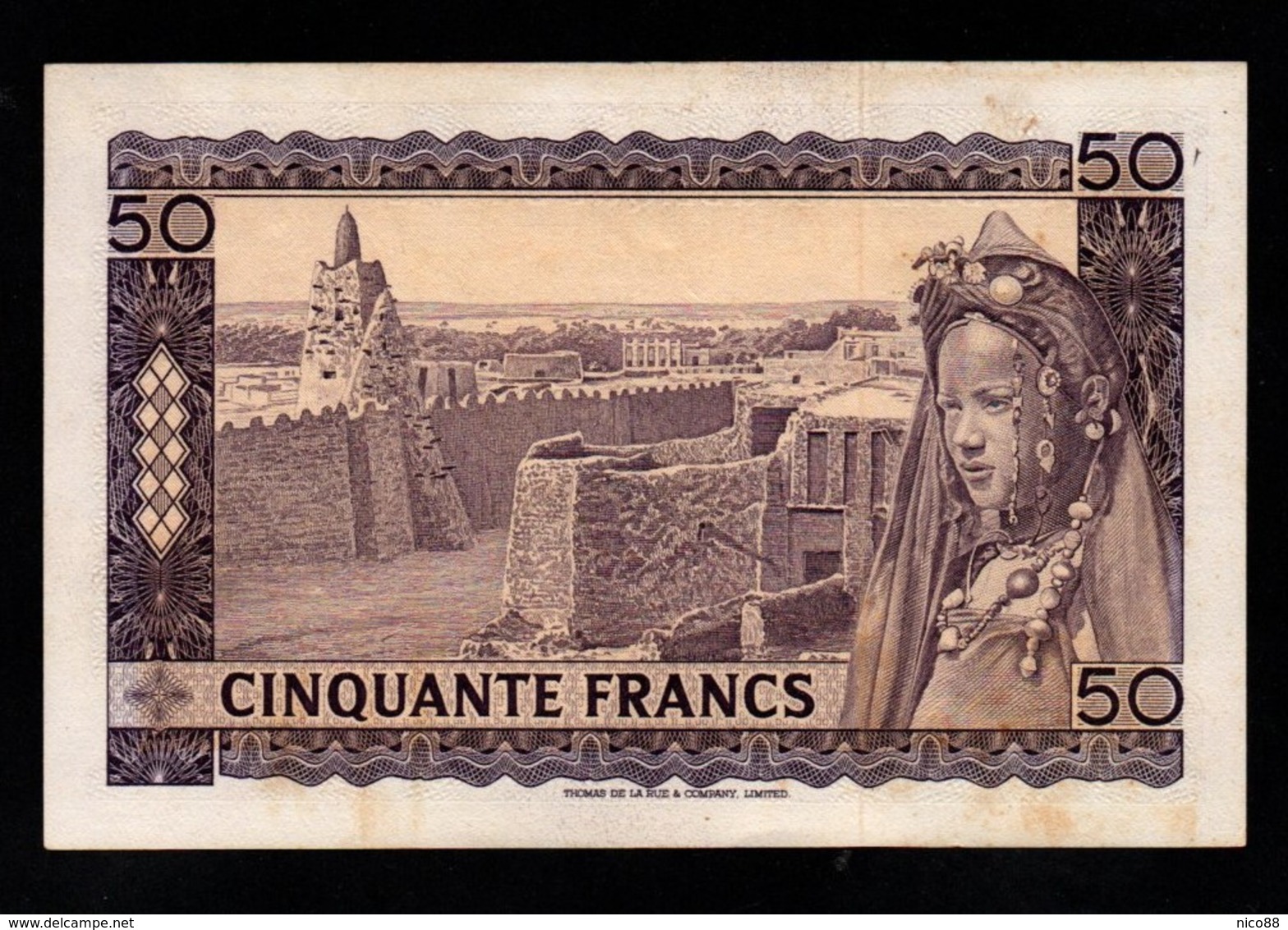 Billet De 50 Francs Banque De La République Du Mali Du 22.9.1960 Pick : 6 A - Mali