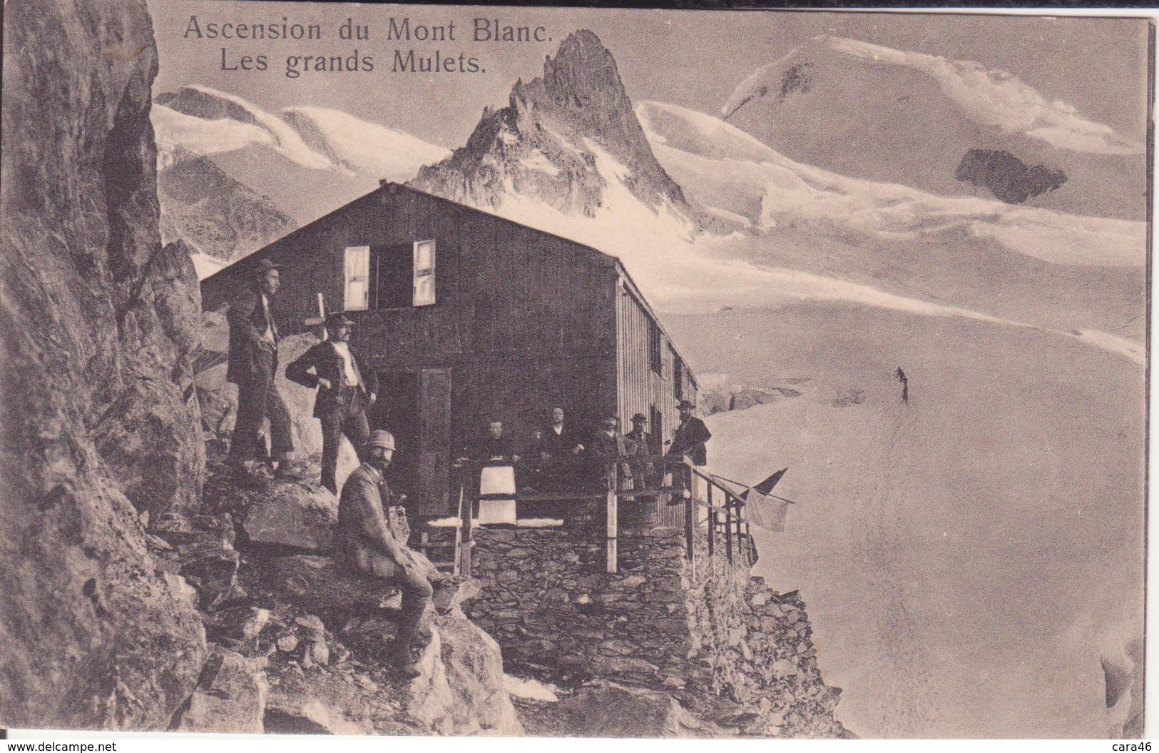 CPA - Ascension Du MONT BLANC Les Grands Mulets - Chamonix-Mont-Blanc