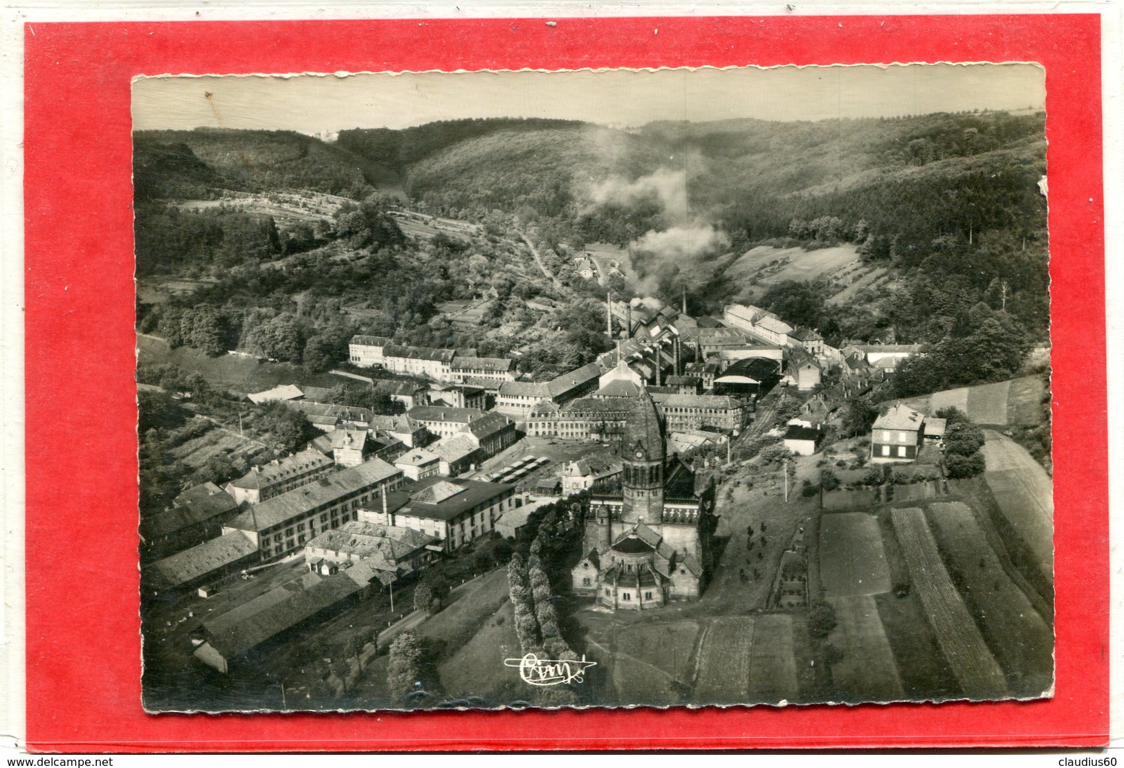 57  .ST    LOUIS  Les  BITCHE  ,  Vue Panoramique Aérienne  -  La  Cristallerie       ,  Cpsm  10,5 X 15 - Autres & Non Classés