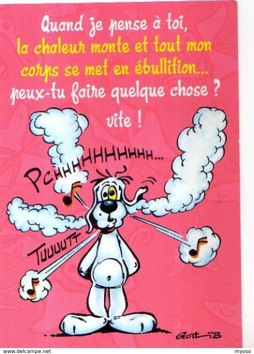 GOTLIB Gai Luron Quand Je Pense A Toi La Chaleur Monte Et Tout Mon Corps Se Met En Ebullition - Autres & Non Classés