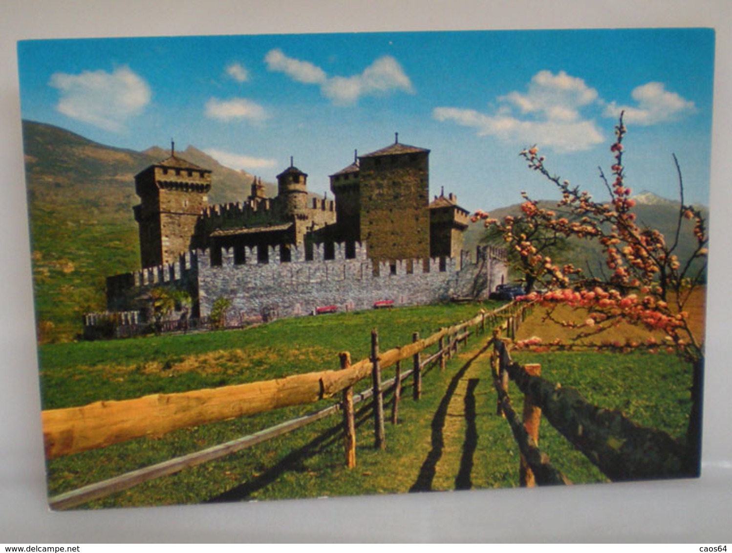 Fenis Castello Valle D'Aosta Cartolina 1981 - Altri & Non Classificati