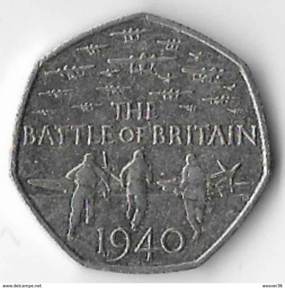 United Kingdom 2015 Battle Of Britain New Head 50p (B) [C91/1D] - 50 Pence