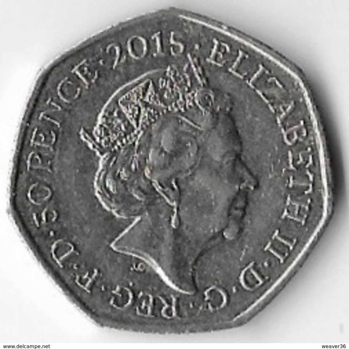 United Kingdom 2015 Battle Of Britain New Head 50p (B) [C91/1D] - 50 Pence