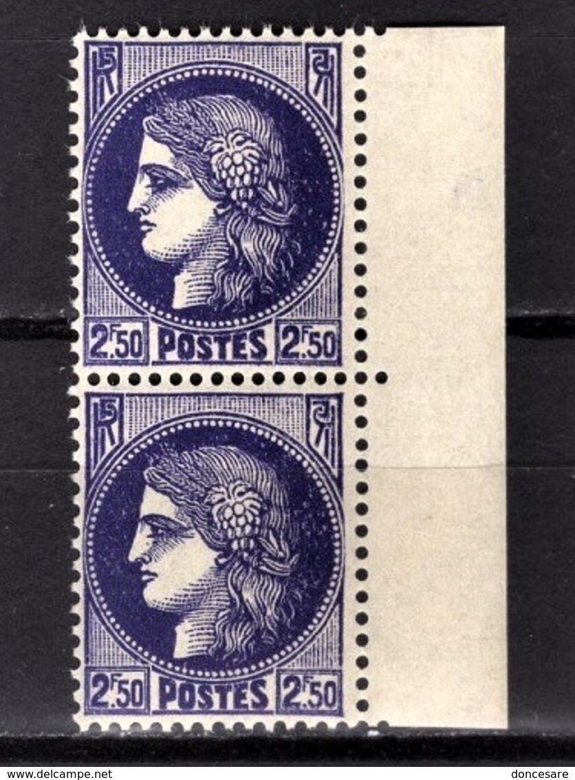 FRANCE 1938 - PAIRE Y.T. N° 375a - NEUFS** - Neufs