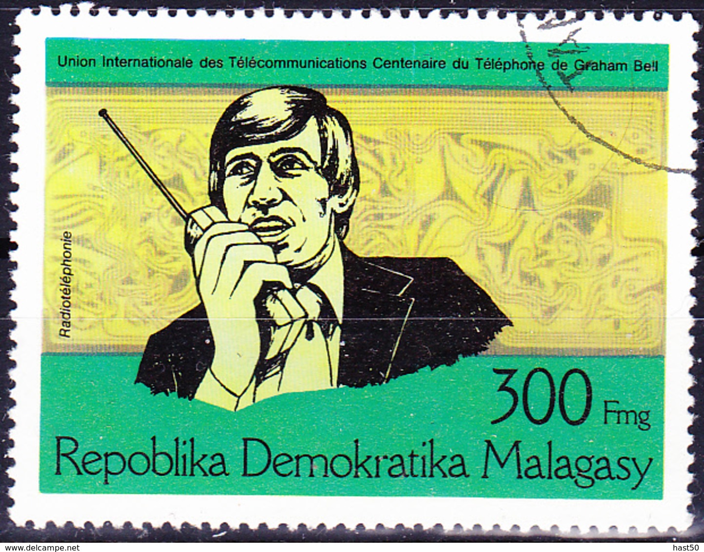 Madagaskar - 100 Jahre Telefon (Mi.Nr.: 798) 1976 - Gest Used Obl - Madagascar (1960-...)