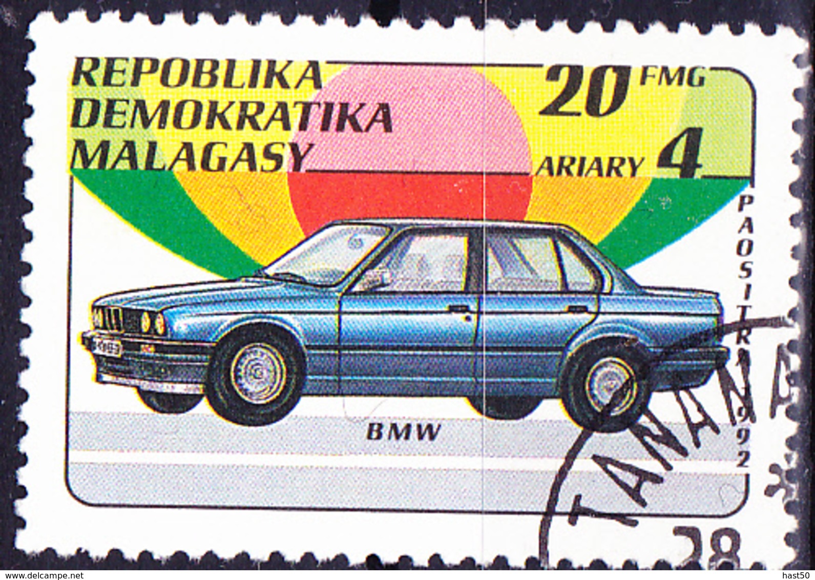 Madagaskar - BMW (Mi.Nr.: 1404) 1993 - Gest Used Obl - Madagascar (1960-...)