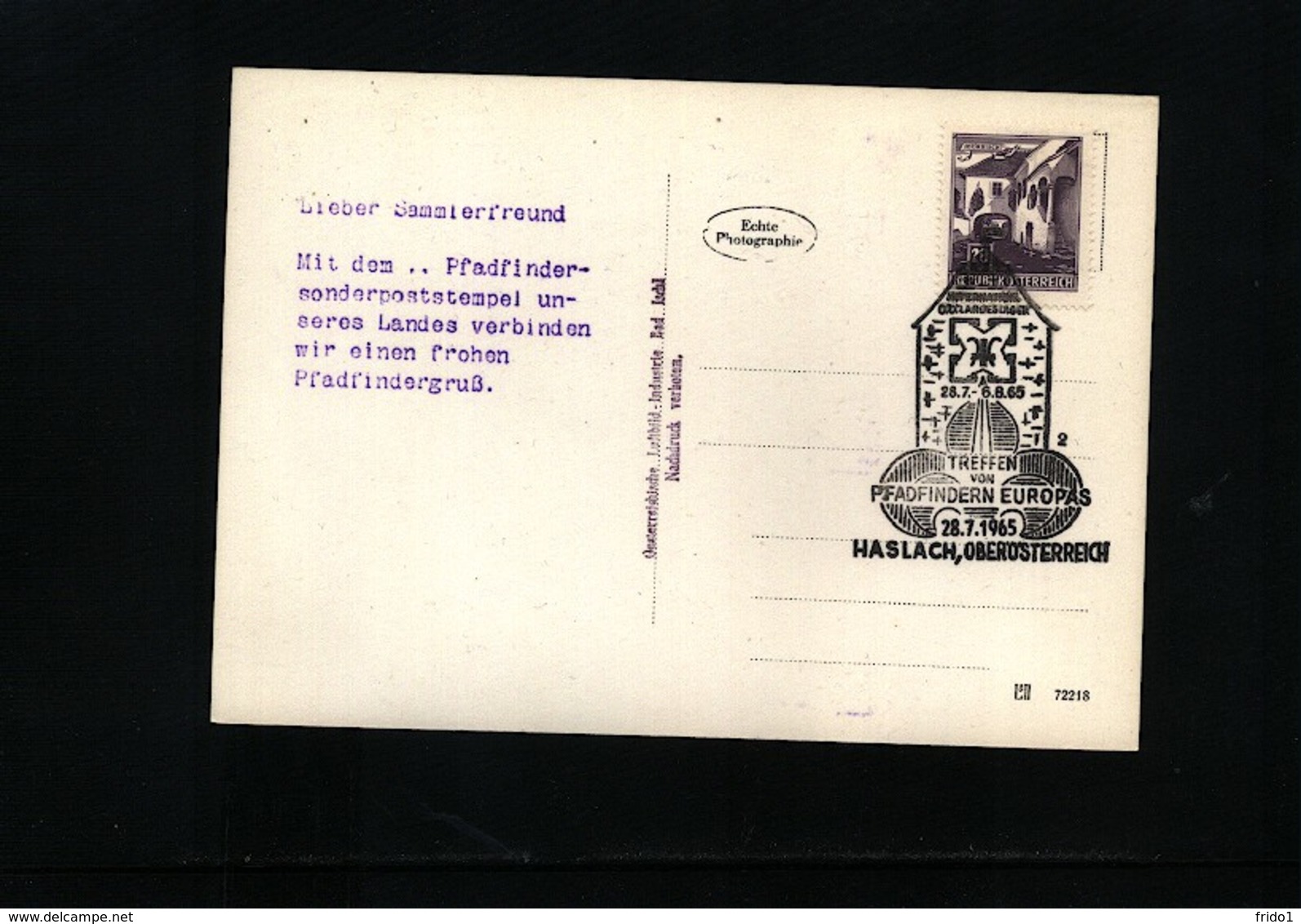 Austria / Oesterreich 1965 Scouting / Pfadfinder Interesting Cover - Lettres & Documents