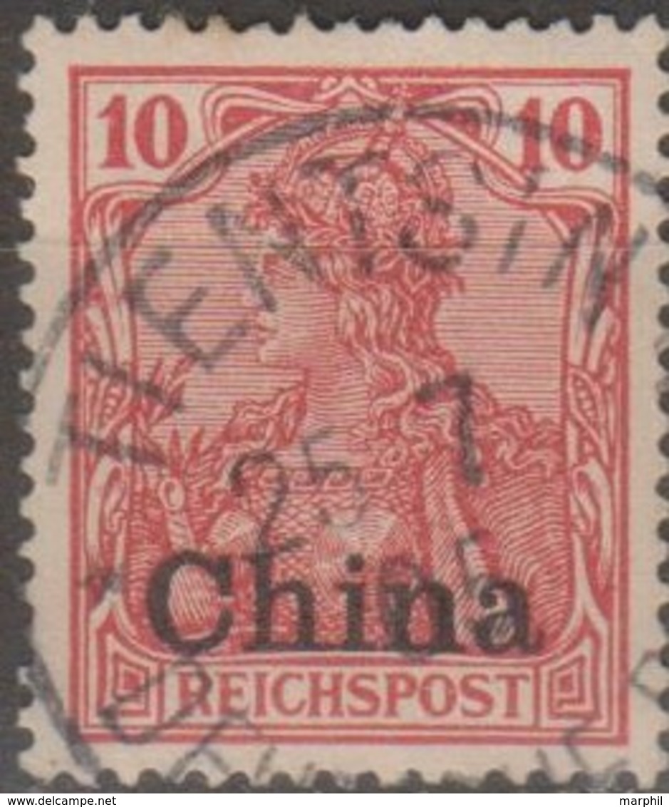 Germania Cina 1901 10(pf) MiN°17 (o) - Cina (uffici)