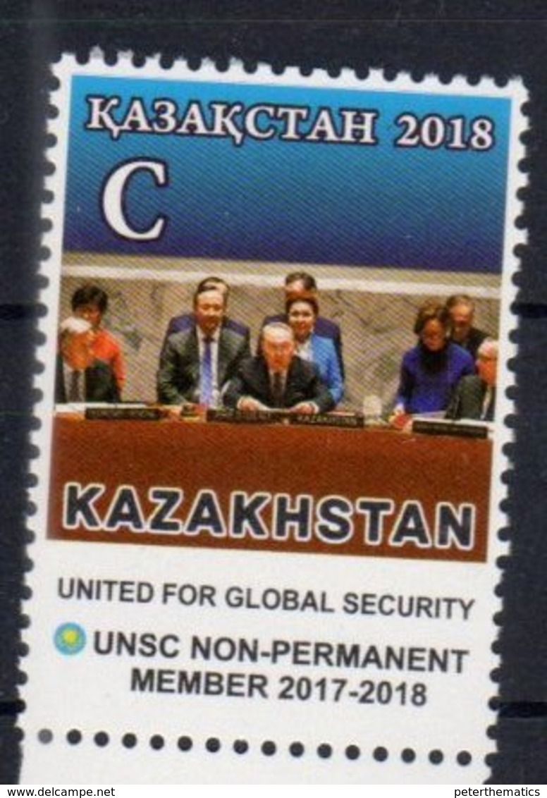 KAZAKHSTAN, 2018, MNH,UN, NON-PERMANENT MEMBER OF UN SECURITY COUNCIL, 1v - ONU