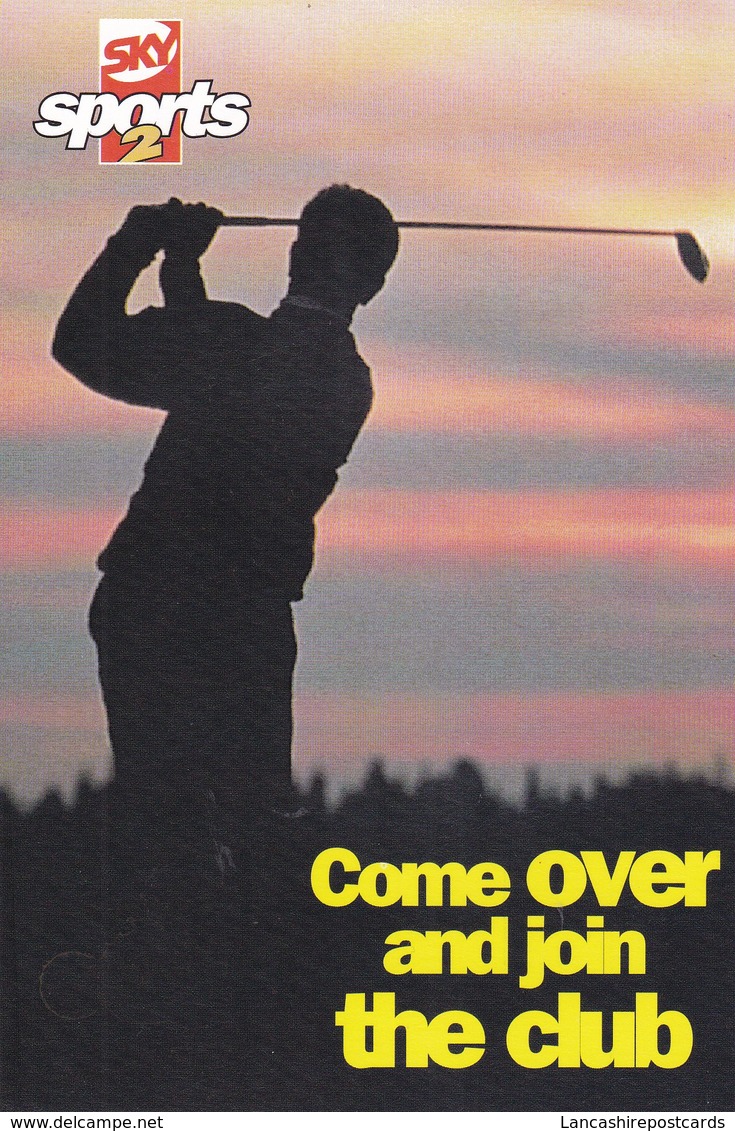 Postcard Advertising Sky Sports 2  [ Golf Interest ] My Ref  B23317 - Advertising