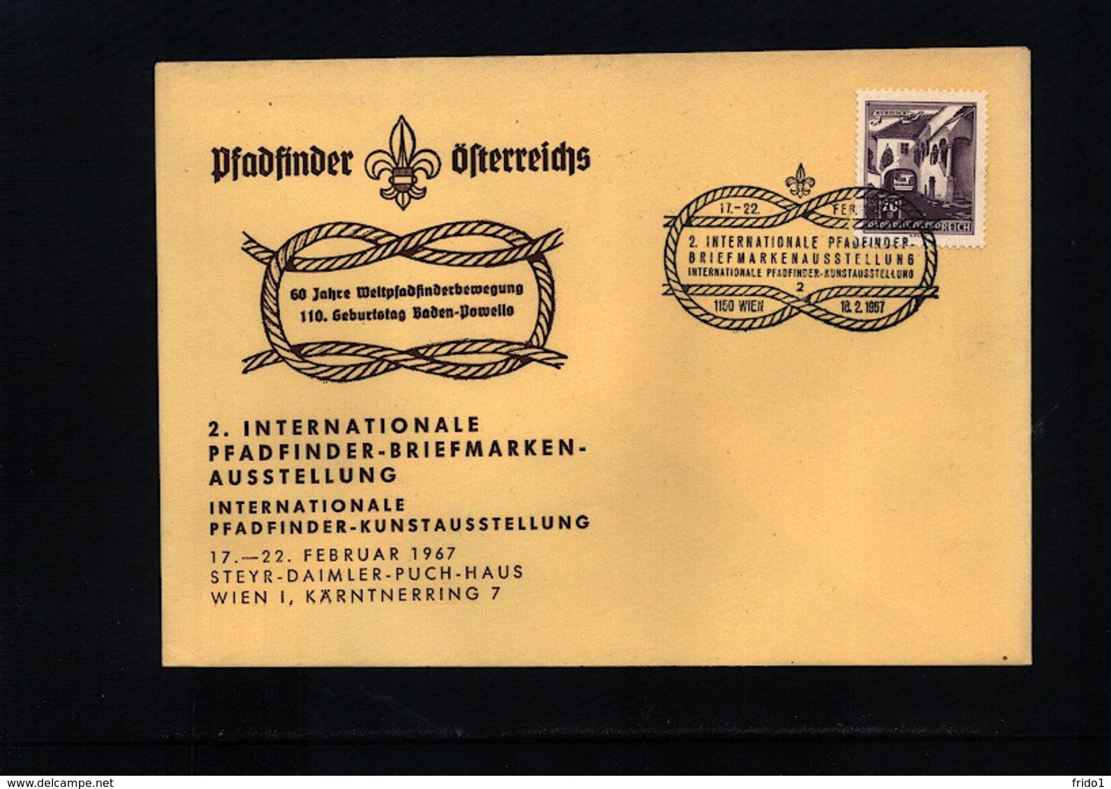 Austria / Oesterreich 1967 Scouting / Pfadfinder Interesting Cover - Lettres & Documents