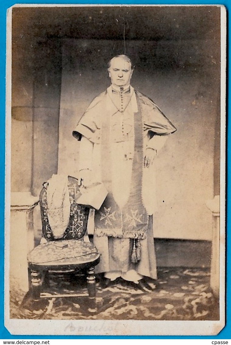 PHOTO Photographie CDV De Monseigneur BOUCHAT Evêque De MALAISIE à Pulau PENANG * Religion Catholique - Anciennes (Av. 1900)