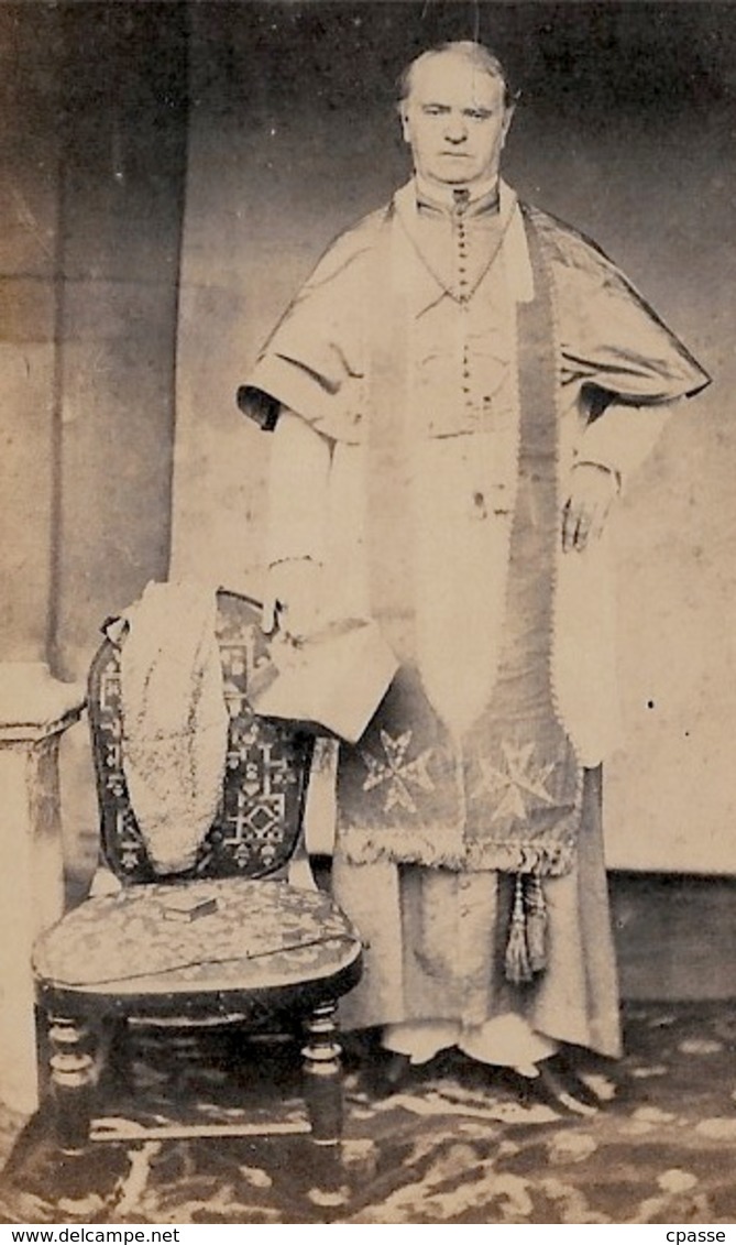 PHOTO Photographie CDV De Monseigneur BOUCHAT Evêque De MALAISIE à Pulau PENANG * Religion Catholique - Anciennes (Av. 1900)