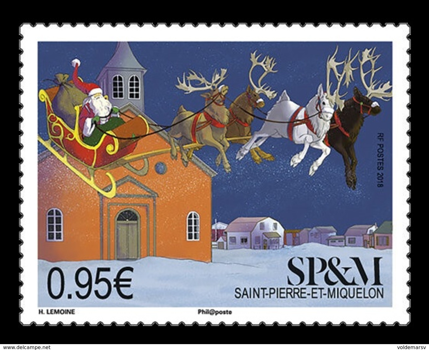 St. Pierre And Miquelon 2018 Mih. 1304 Christmas MNH ** - Neufs