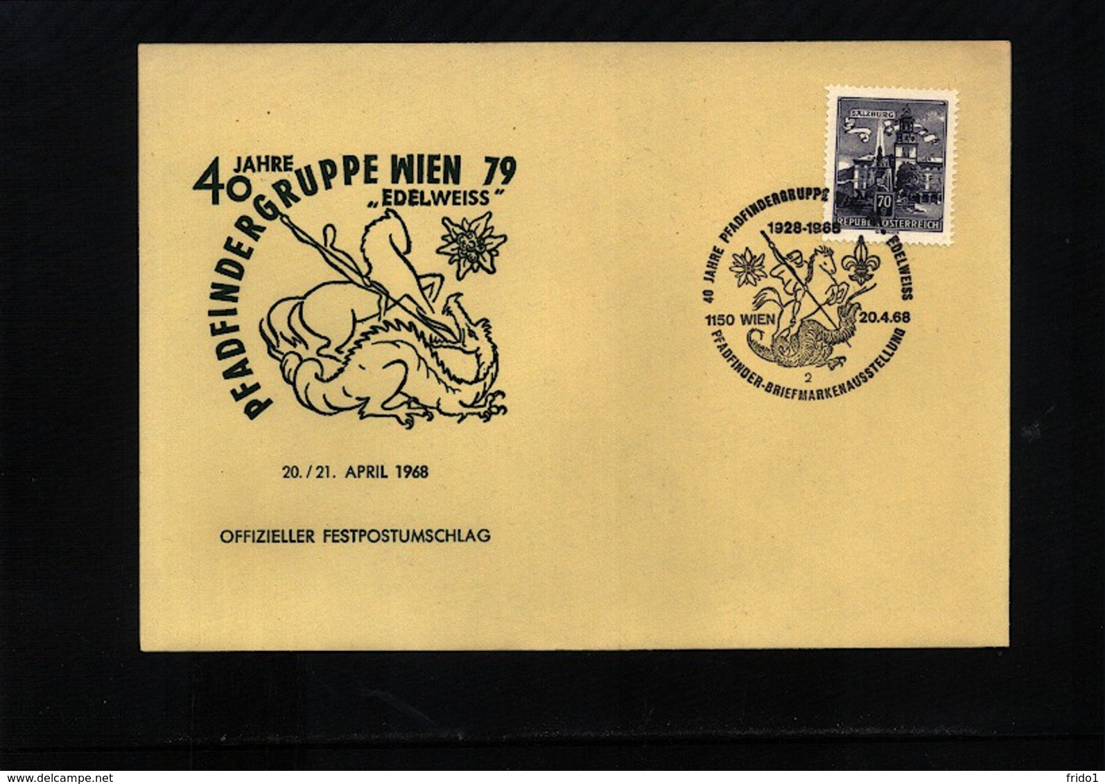 Austria / Oesterreich 1968 Scouting / Pfadfinder Interesting Cover - Lettres & Documents