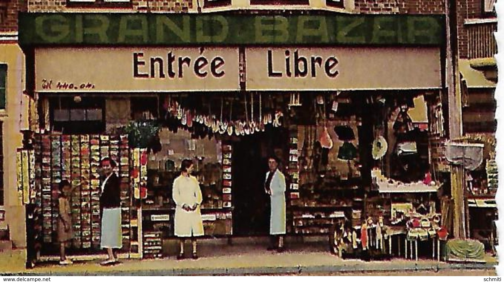 -LE GRAND BAZAR,face à La Poste,ptès Du Muséum De ZEEBRUGGE(Môle).Commerce ,beaux Souvenirs,cadeaux,plage, - Magasins