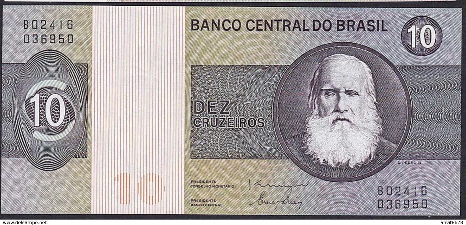 BRAZIL  10      1980 UNC - Brésil