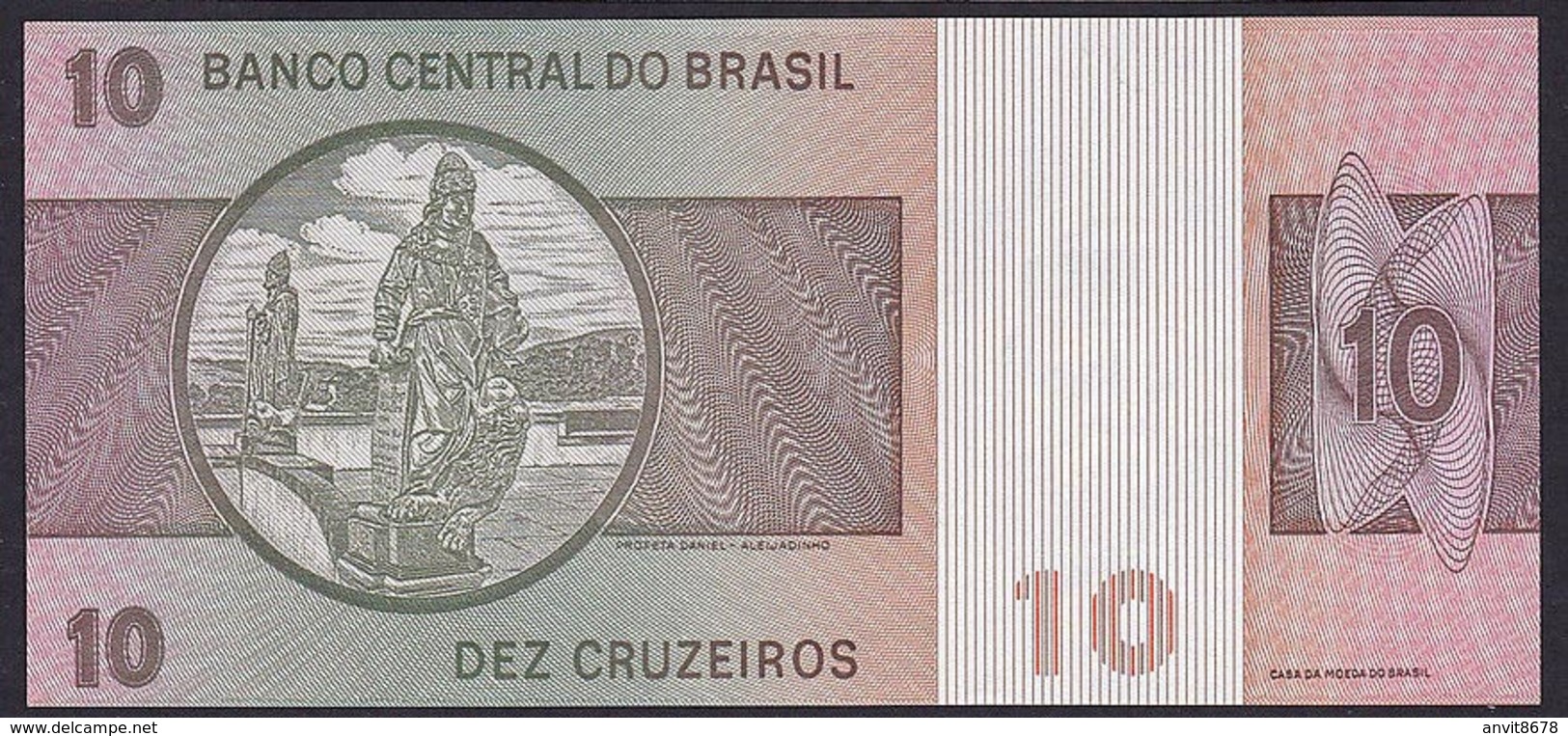 BRAZIL  10      1980 UNC - Brésil