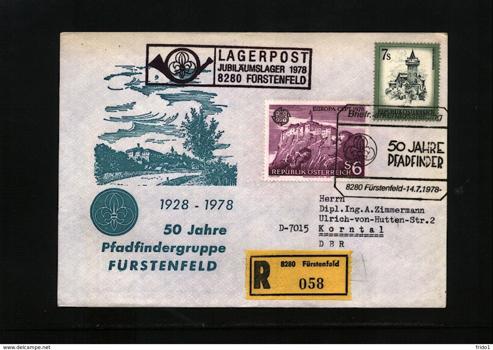 Austria / Oesterreich 1978 Scouting / Pfadfinder Interesting Cover - Lettres & Documents