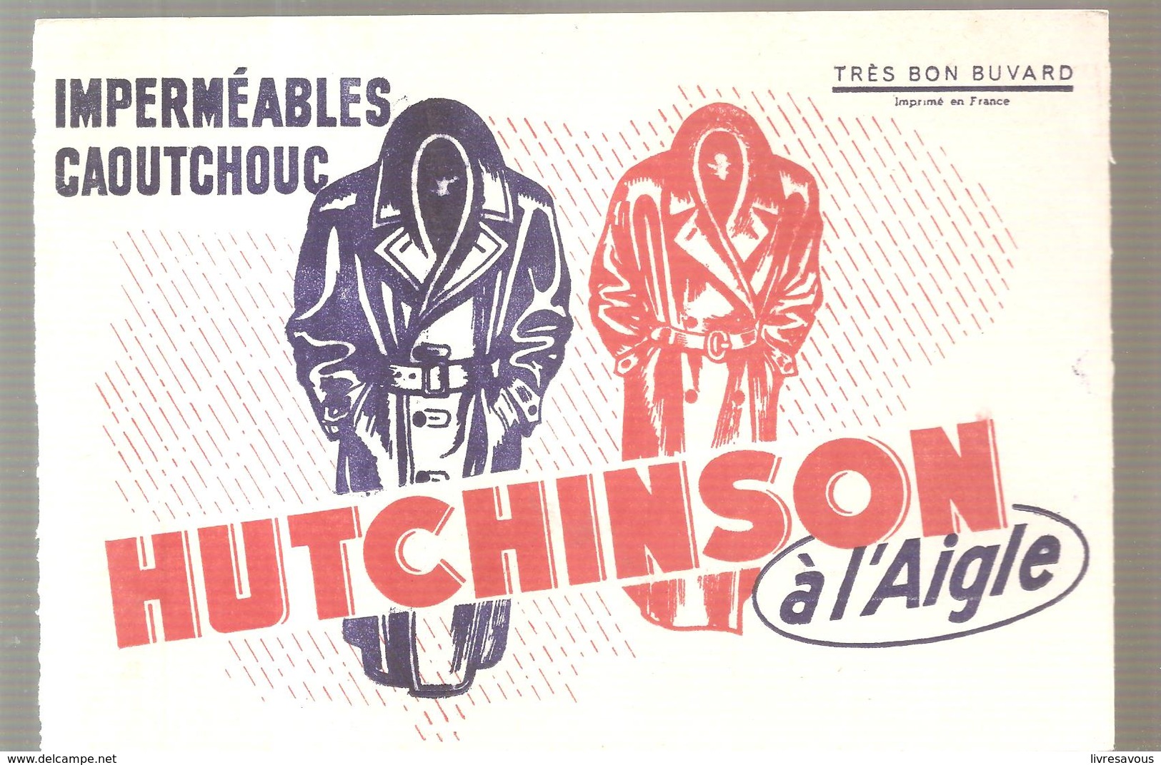Buvard HUTCHINSON à L'Aigle Imperméables Caoutchouc - Textile & Vestimentaire