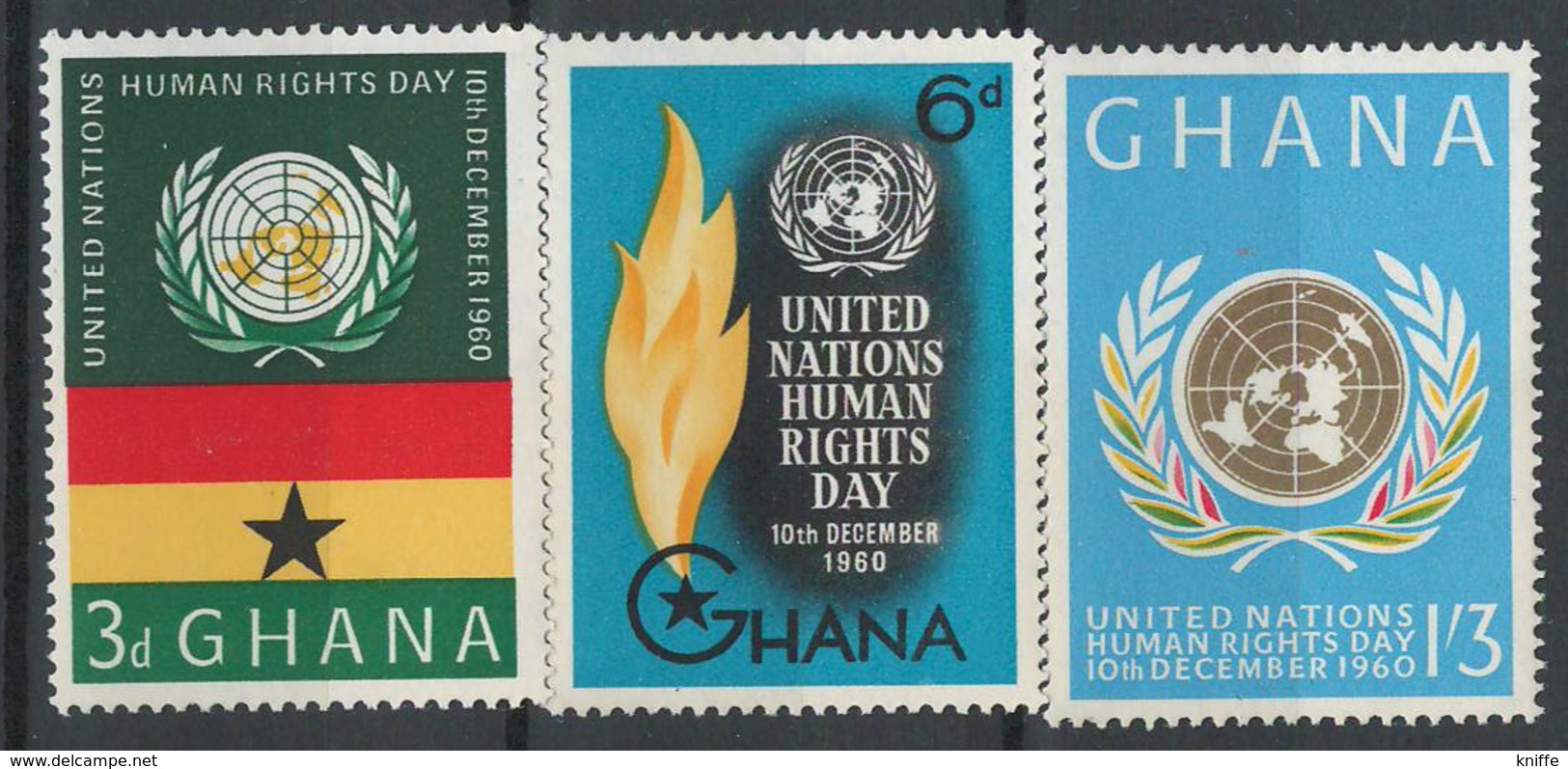 Ghana, 1960 Human Rights Day - MNH - BJ-20 - Ghana (1957-...)