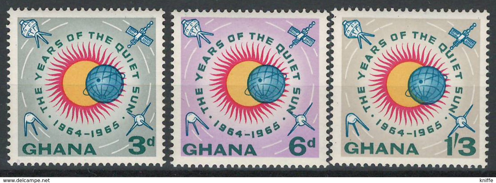 Ghana, 1964 -1965 International Quiet Sun Years - MNH - BJ-44 - Ghana (1957-...)