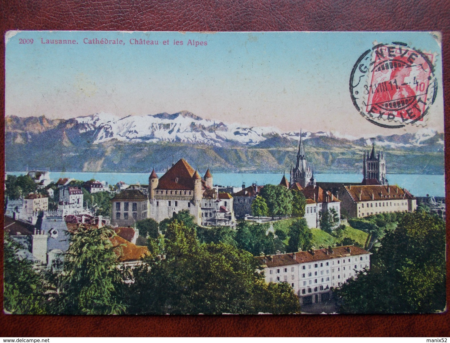 SUISSE - LAUSANNE - Cathédrale, Chateau Et Les Alpes. - Lausanne