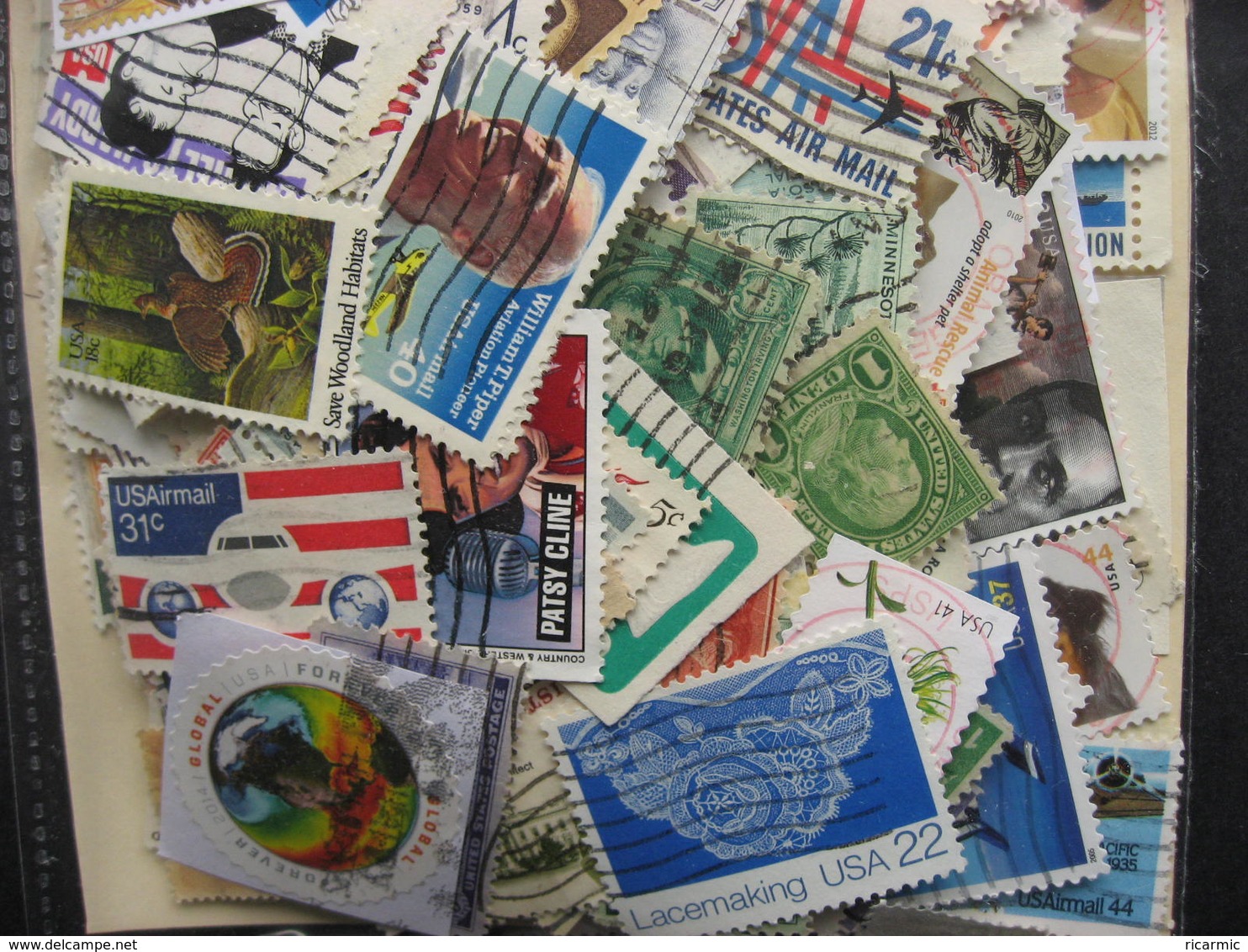 USA Colossal Mixture (duplicates, Mixed Condition) 2000 About 40% Commemoratives, 60% Definitives - Alla Rinfusa (min 1000 Francobolli)