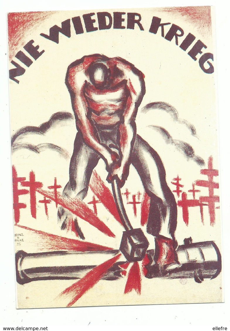 CPM Militaria Affiche HEINZ HALKE Affiche Allemande Après Le 1ère Guerre Mondiale Berlin 1919 - Autres & Non Classés