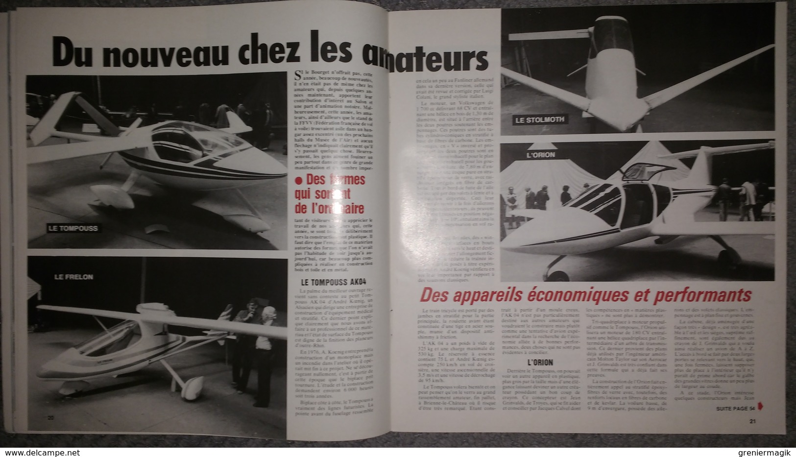 Revue Aviation 2000 n°56 juillet 1979 Mirage 4 - DC10 - Musée de l'air du Bourget - Ferté-Alais - Aerostar 601