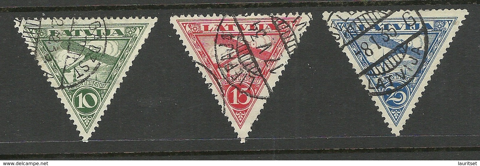 LETTLAND Latvia 1931 Michel 177 - 179 A O - Latvia