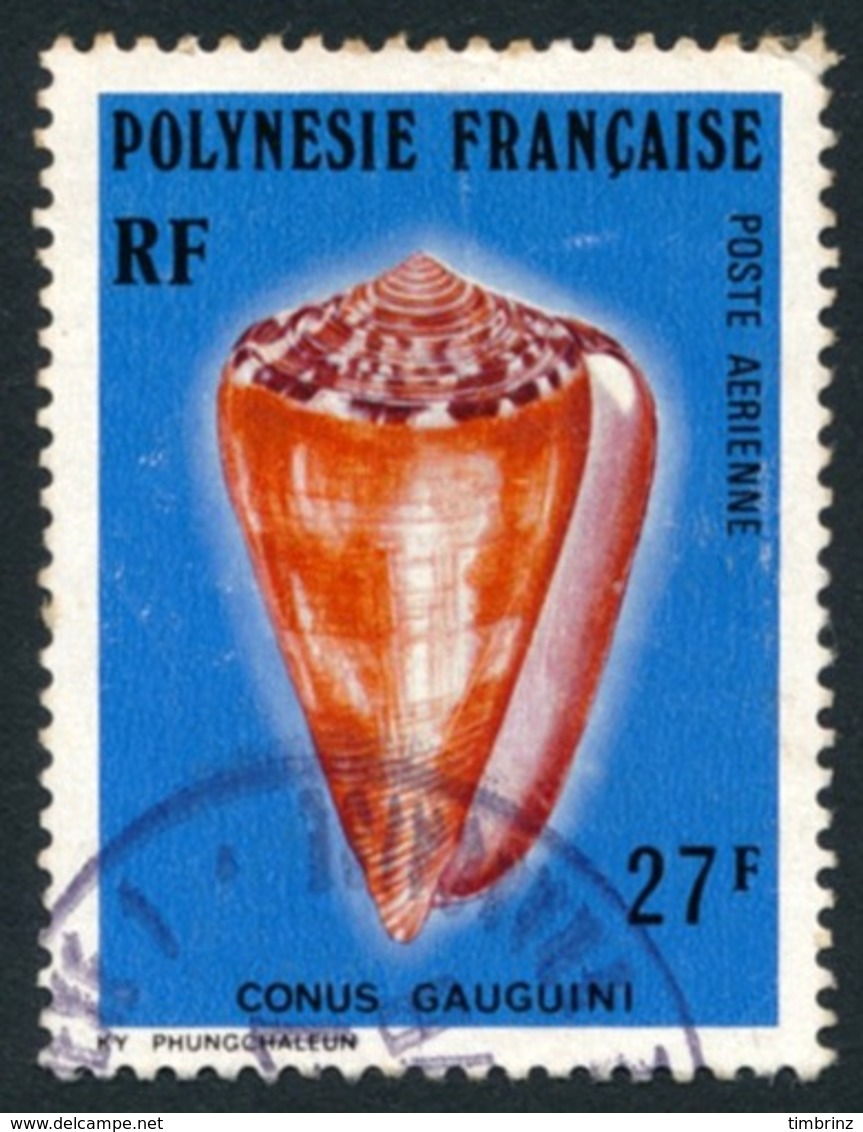 POLYNESIE 1977 - Yv. PA 115 Obl.  - Coquillages : Conus Gauguini  ..Réf.POL23481 - Usati