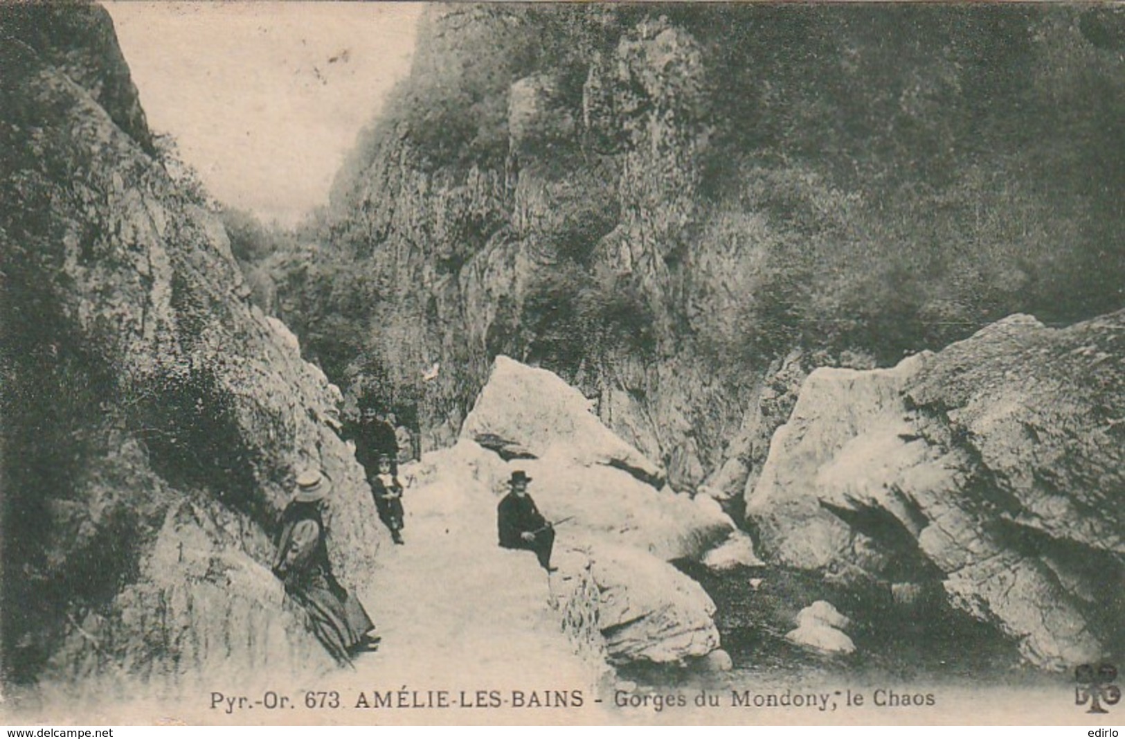 ***  66  *** AMELIE LES BAINS Gorges De Mondony Le Chaos TTB - Autres & Non Classés