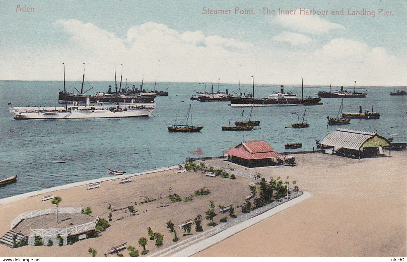 AK Aden - Steamer Point - The Inner Harbour And Landing Pier (38840) - Jemen