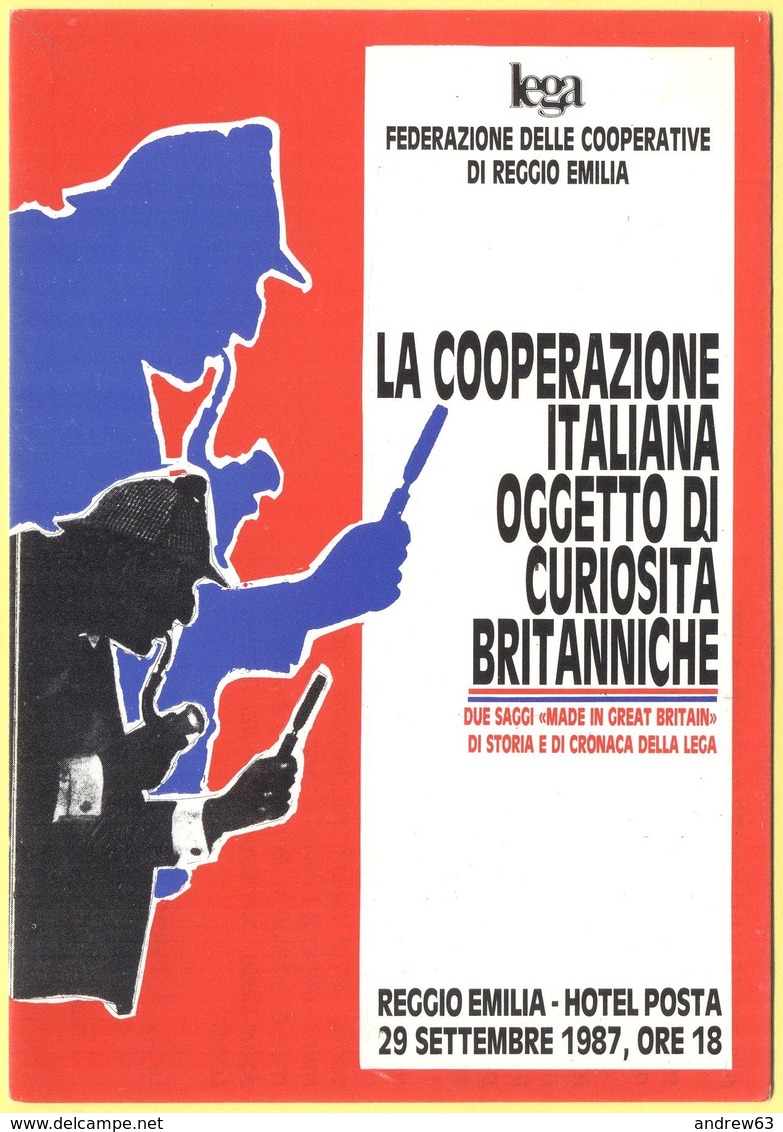 Tematica - Sindacati - LEGA Federazione Delle Cooperative - 1987 - La Cooperazione Italiana Oggetto Di Curiosità Britann - Sindacati