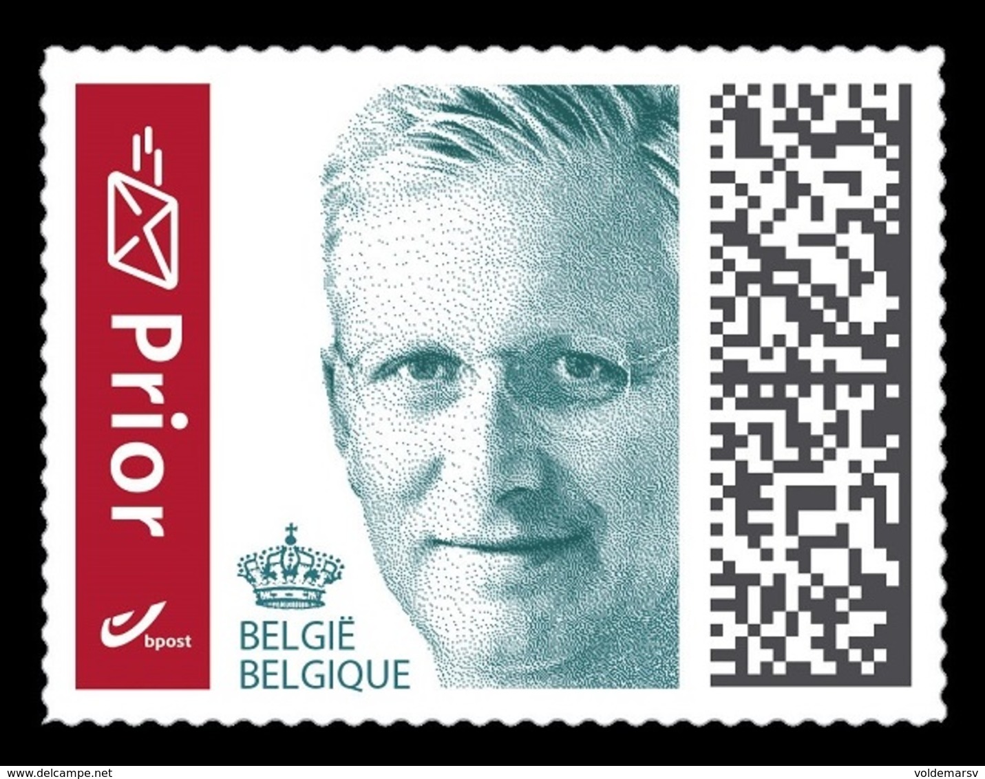 Belgium 2019 Mih. 4876 Definitive Issue. Philippe, King Of The Belgians (self-adhesive) MNH ** - Neufs