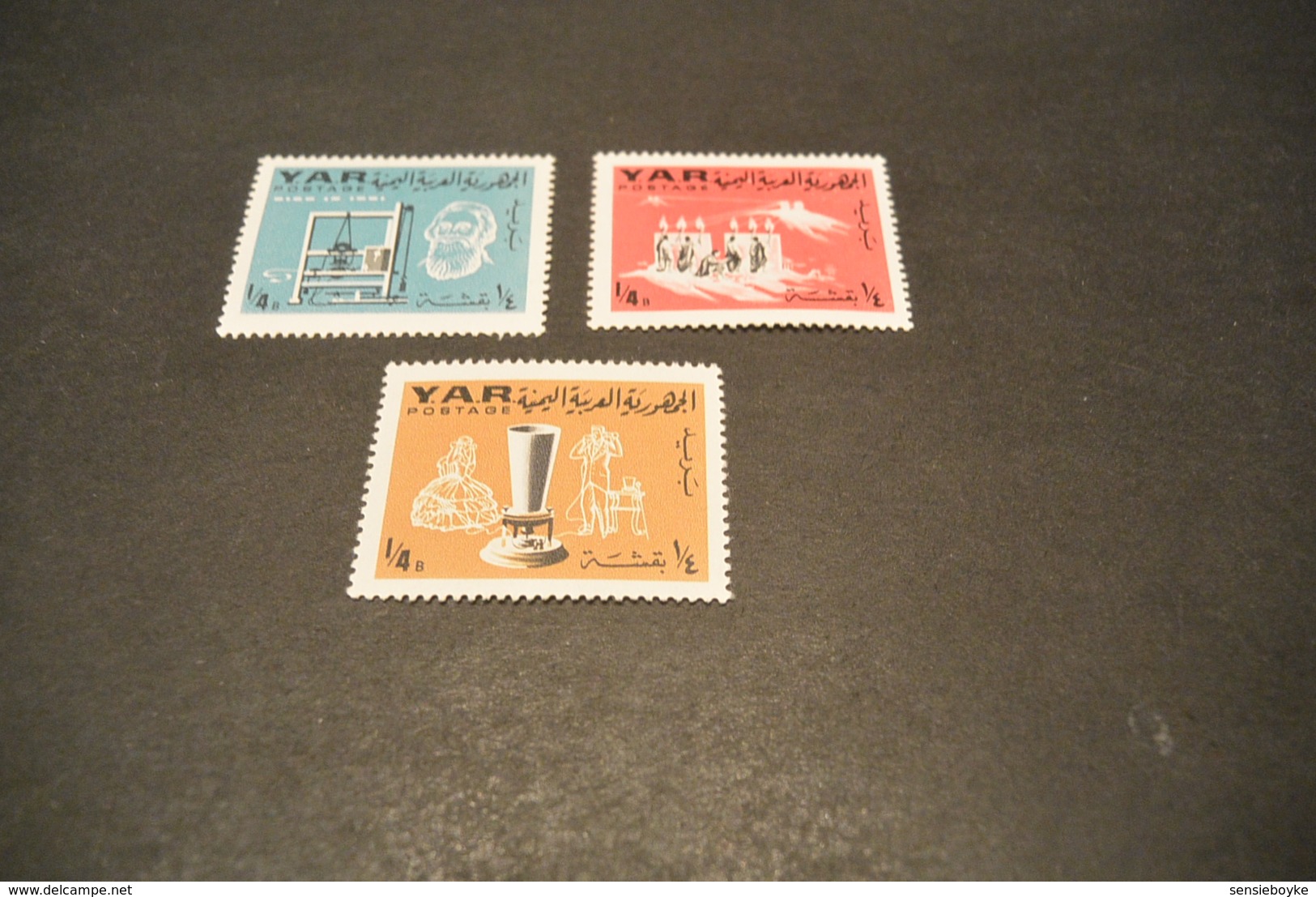 K15900 - Stamps MNH  Mint Hinged  Yemen - Telecommunications - - Yémen