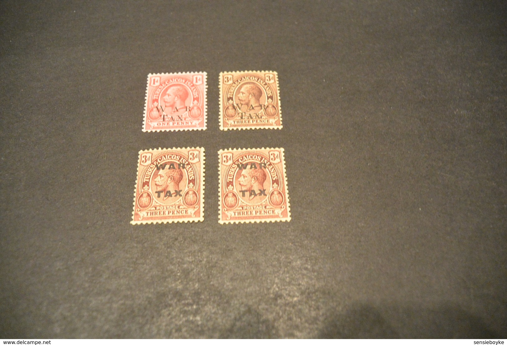 K15906 - Stamps Mint Hinged And MNH Turks & Caicos - War Tax - Turks & Caicos (I. Turques Et Caïques)