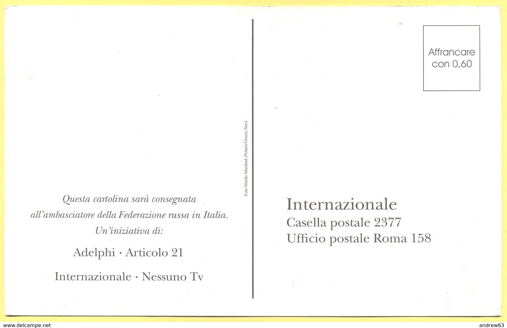 Tematica - Donne Celebri - Anna Politkovskaja - Giornalista Russa - Noi Non Dimenticheremo - Adelphi, Articolo 21 - Not - Donne Celebri